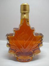 Load image into Gallery viewer, Glass Maple Leaf Filled with Pure Maple Syrup