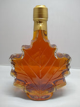Load image into Gallery viewer, Glass Maple Leaf Filled with Pure Maple Syrup
